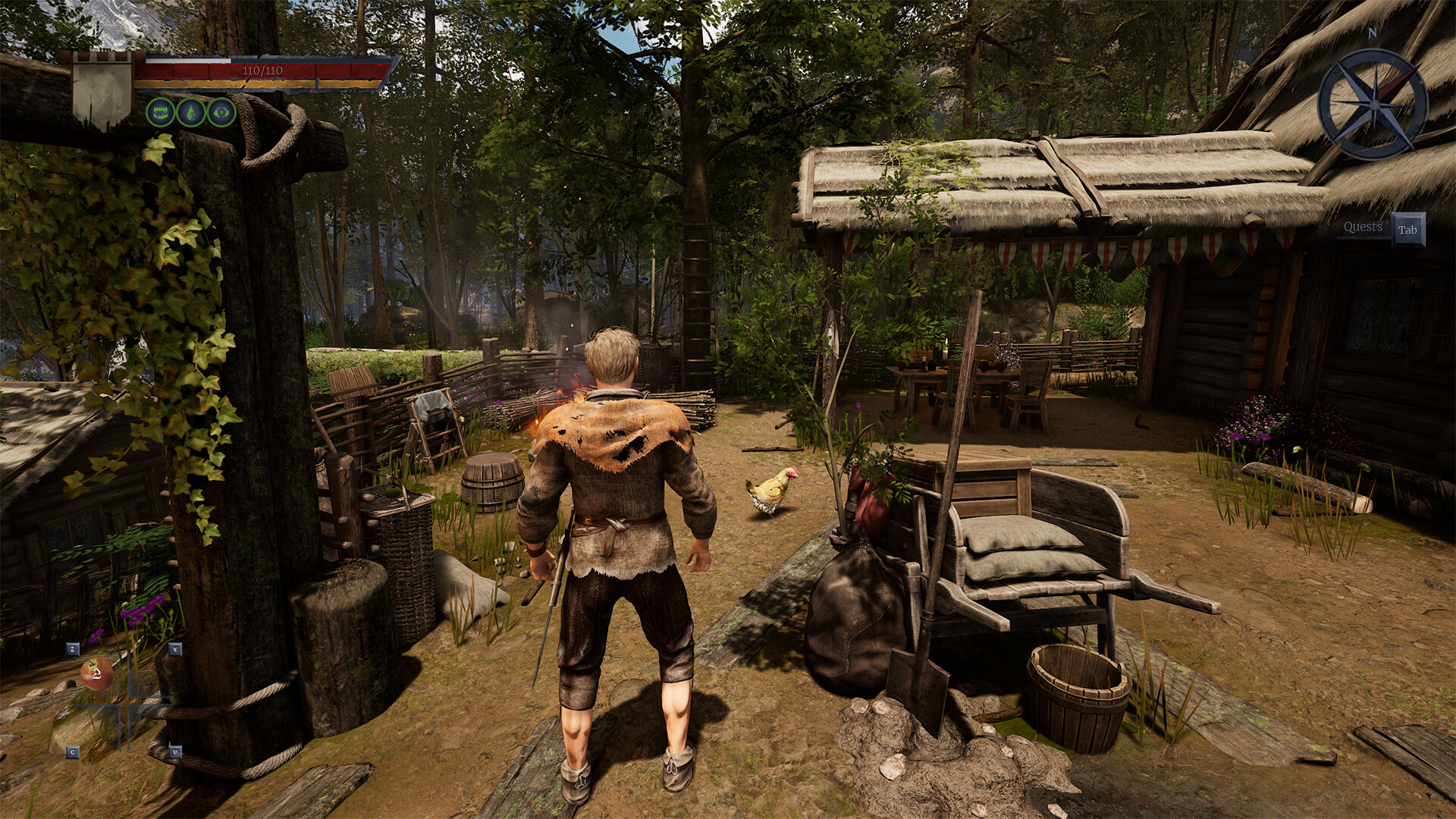 《灰雨钢锋/Of Ash and Steel》RUNE中文版：融合经典魂系战斗与开放世界探索的史诗级第三人称RPG巨作