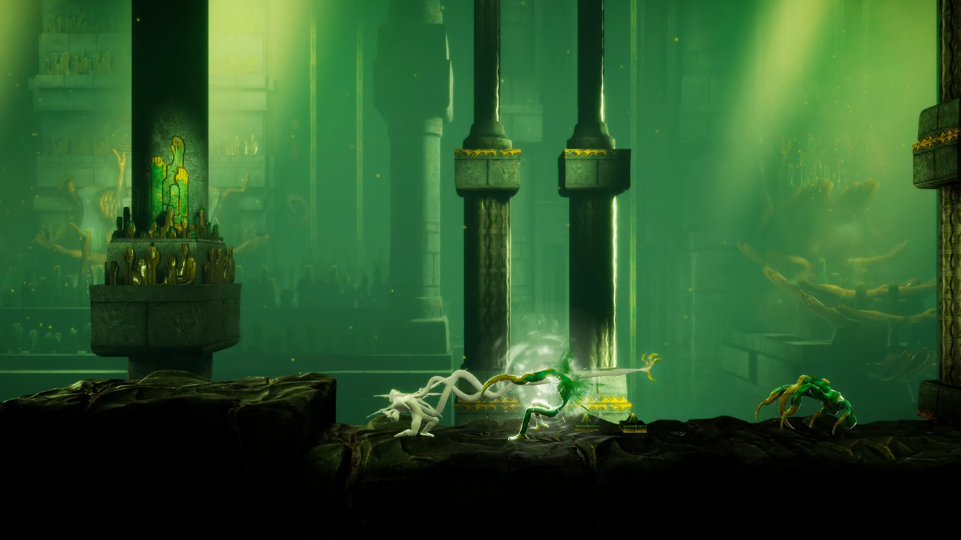 尘埃异变2 (Grime II) 下载 | 暗黑风动作冒险神作续作：吞噬敌人、形态窃取与卷须战斗的极致体验