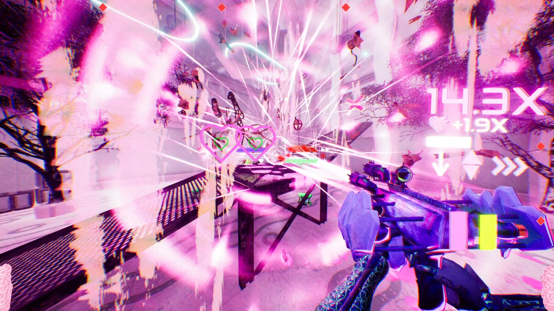 《暴走甜心！/Don't Stop, Girlypop!》Build.21613411 动作冒险游戏下载：千禧年复古风竞技场射击神作，支持中文+手柄，高速跑射爽快体验！