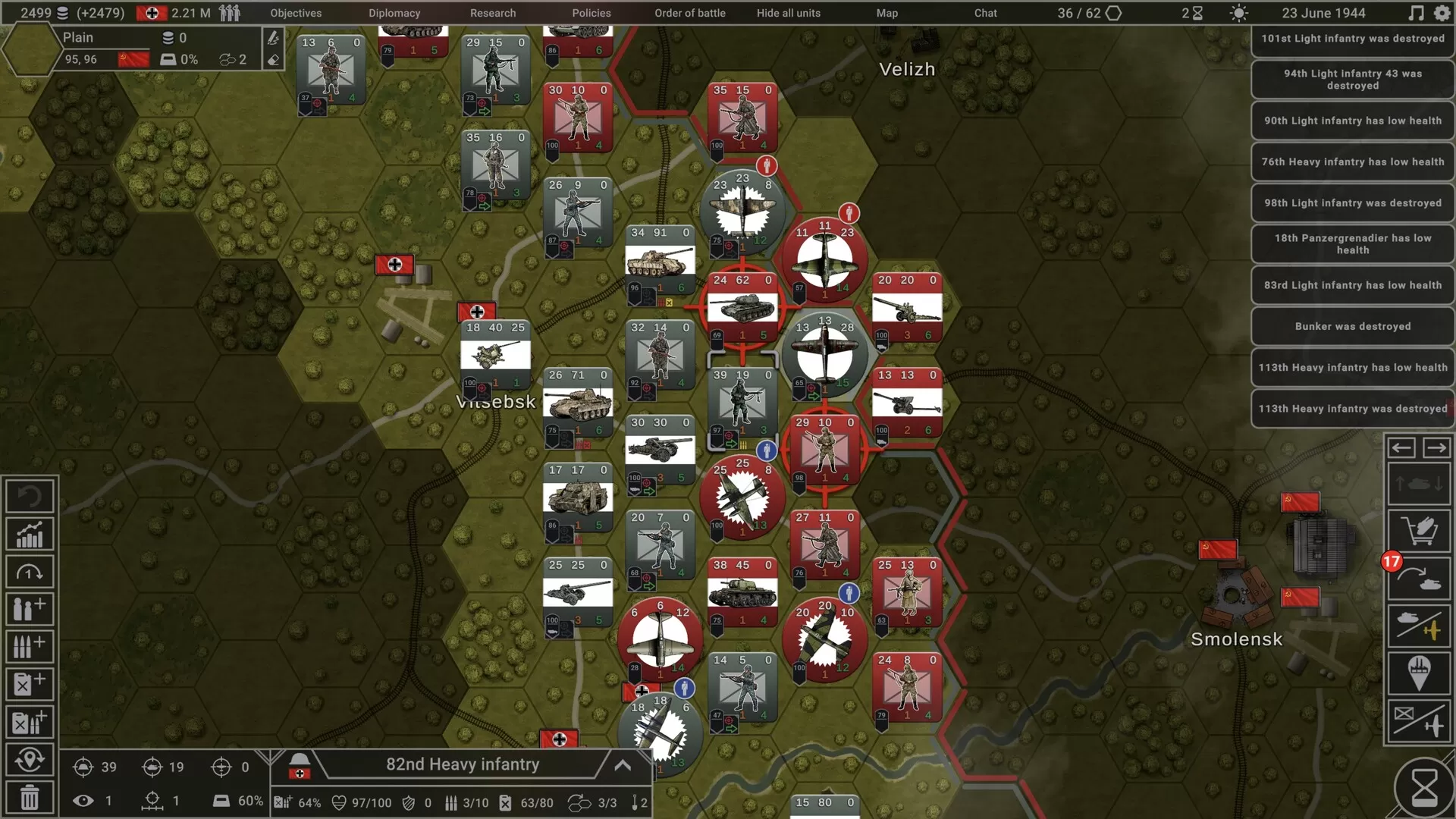 《钢铁六边形》Hex of Steel v8.1.5 完整版 APK 下载｜硬核二战策略手游 六边形战棋 回合制军事模拟