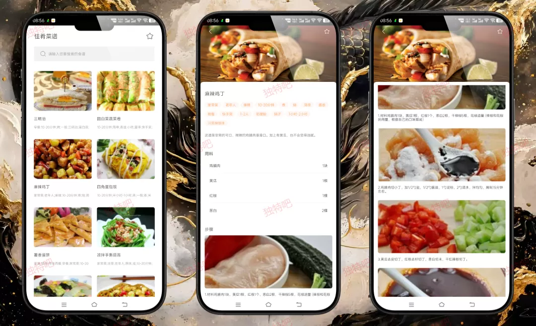 佳肴菜谱 v1.0.3 纯净版:无广告、无会员、无网络依赖,上万道免费家常菜谱+高清图文步骤+智能分类搜索,厨房小白秒变大厨,每日三餐不重样! 佳肴菜谱 v1.0.3 纯净版:无广告、无会员、无网络依赖,上万道免费家常菜谱+高清图文步骤+智能分类搜索,厨房小白秒变大厨,每日三餐不重样!