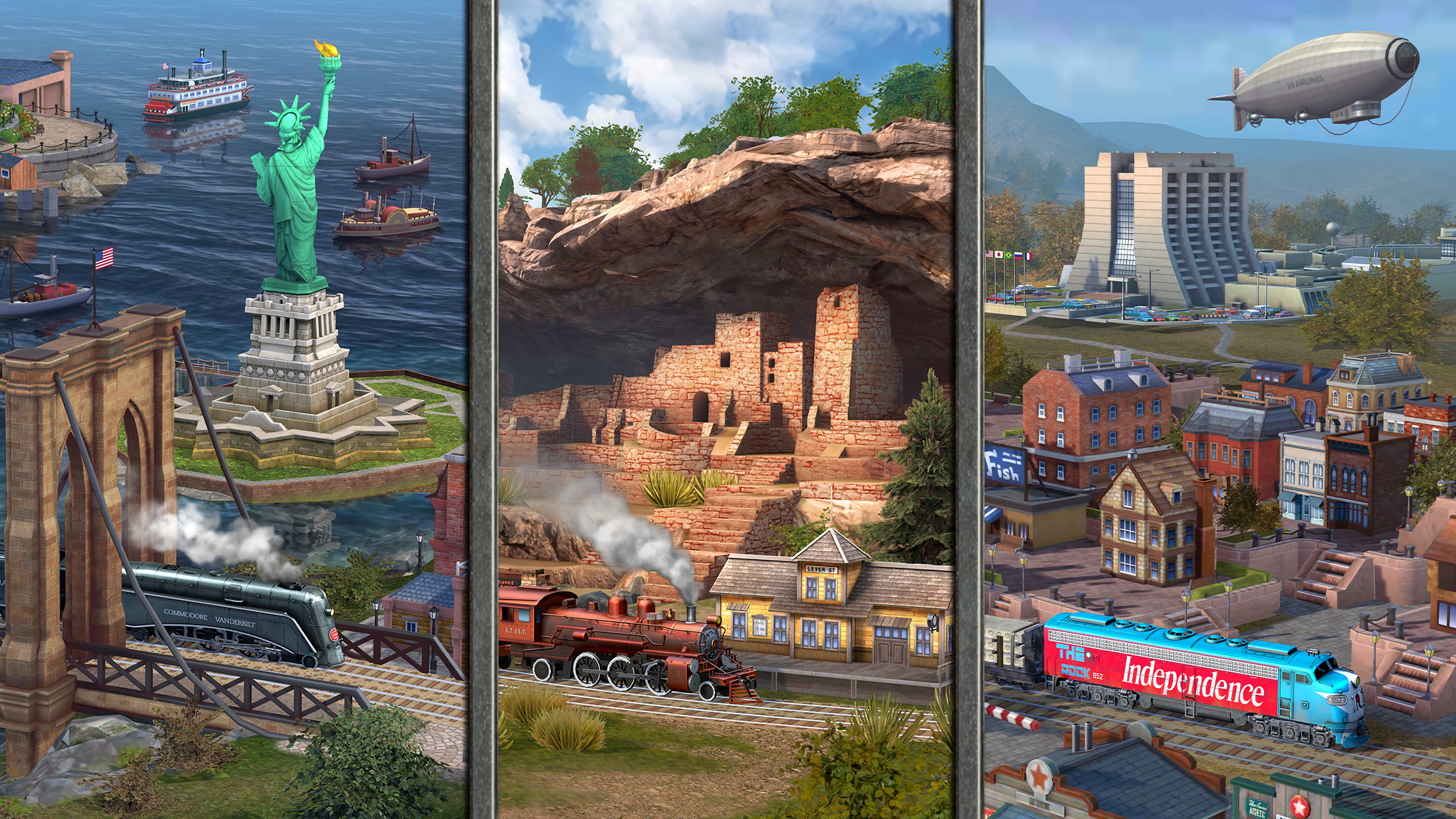 《铁路帝国:列车》v6.3.4 MOD版:化身铁路大亨,在指尖铺就横跨美国的钢铁动脉 《铁路帝国:列车》v6.3.4 MOD版:化身铁路大亨,在指尖铺就横跨美国的钢铁动脉