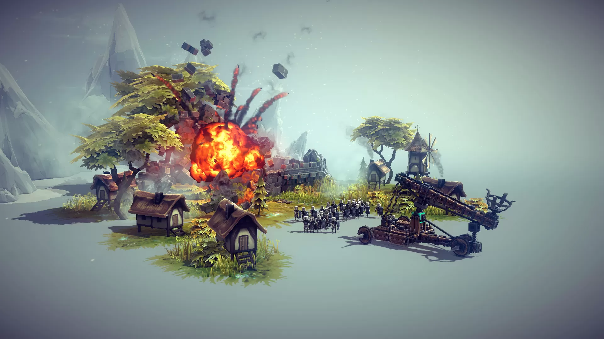 围攻手机版 Besiege v1.0.9.1 Steam移植版：安卓上的物理建造沙盒神作，打造你的无敌机甲
