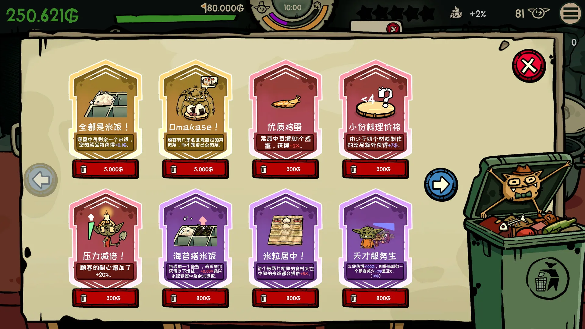 《哥布林寿司》V0.4.10 |中文免安装版 —— 暗黑料理版杀戮尖塔？肉鸽卡组×时间管理，哥布林主厨的“反套路”寿司店经营模拟