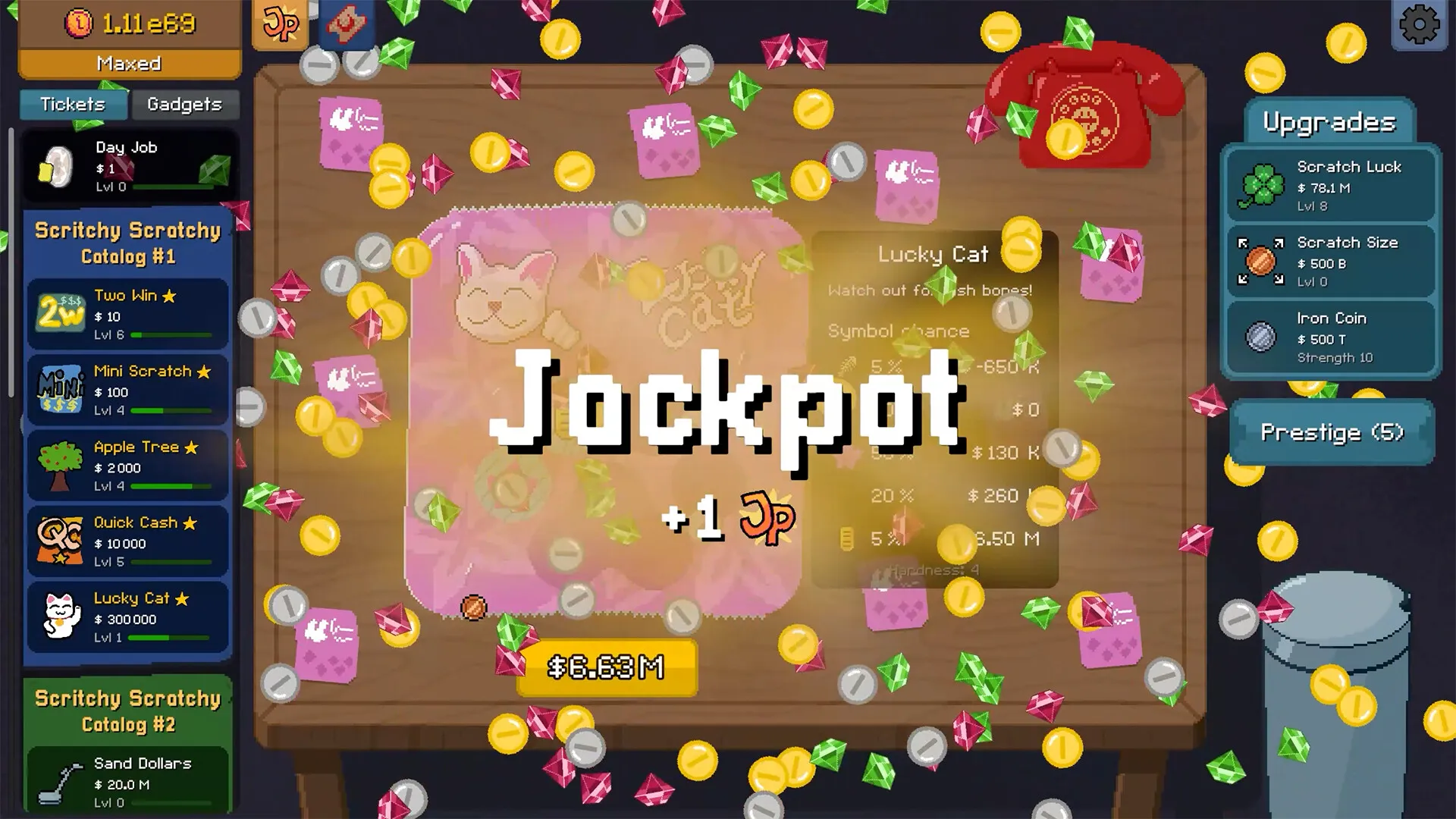 刮个爽 v1.1.18 解锁版:Steam移植爆款,解锁无限刮奖快感,好运即刻释放! 刮个爽 v1.1.18 解锁版:Steam移植爆款,解锁无限刮奖快感,好运即刻释放!