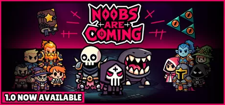 《我是BOSS/Noobs Are Coming》免安装中文版：化身终极反派，构筑专属技能组合，在残酷协同竞技场Roguelike中碾碎一波波菜鸟玩家！支持单人/本地合作，海量招式自由搭配，体验前所未有的“反向塔防”爽快感！