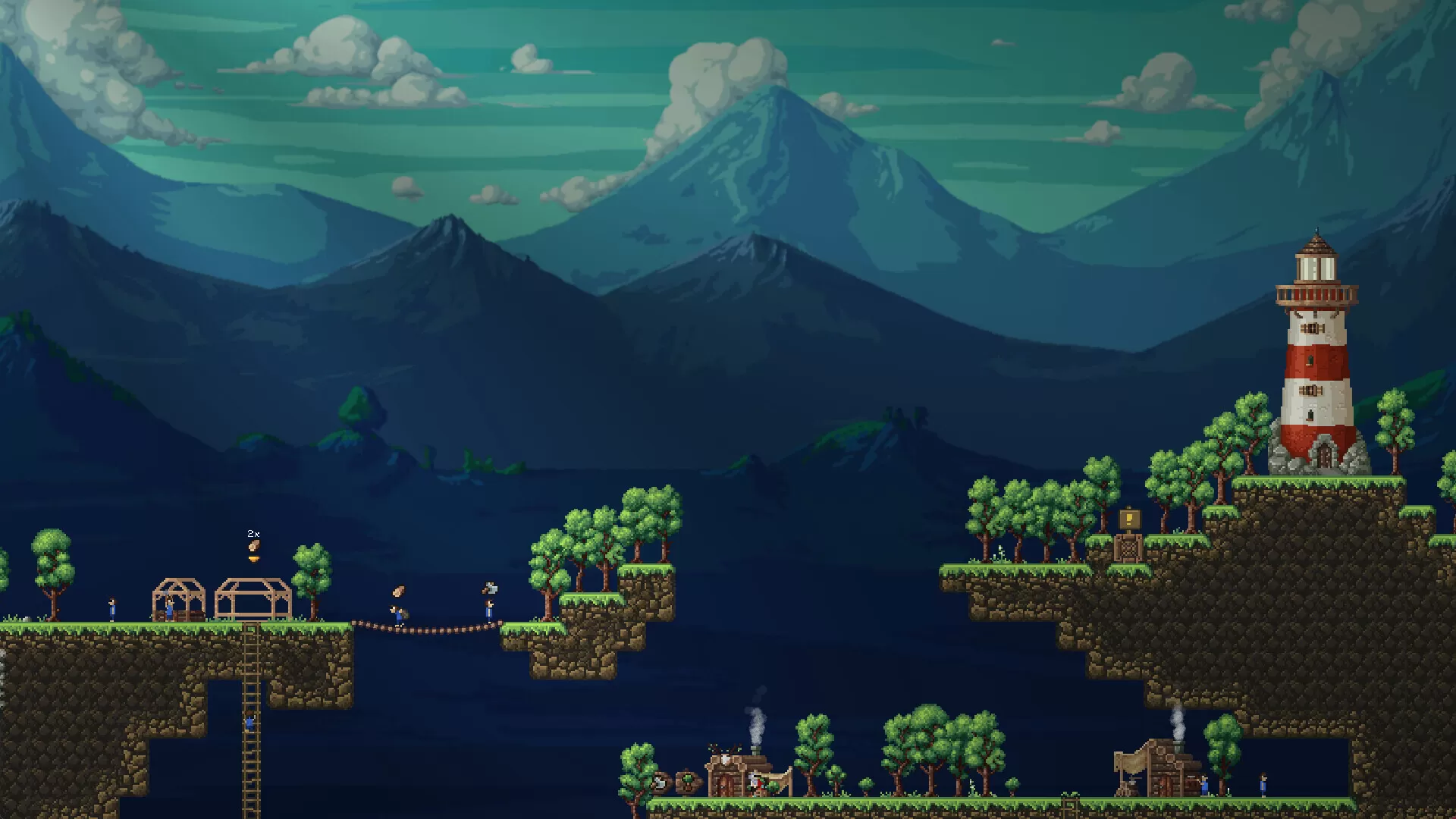 《匠客/Craftlings》v1.03中文免安装版下载：策略模拟佳作，引导匠人建设家园防坠崖！