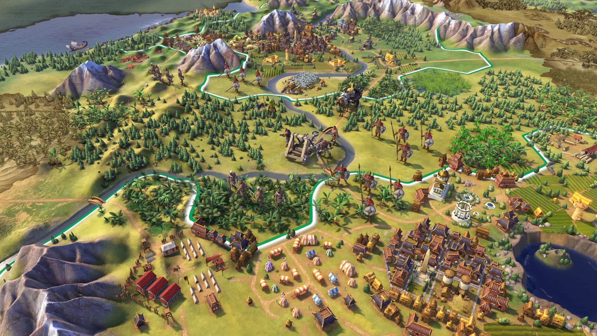 《文明6/Sid Meier’s Civilization VI》v1.0.12.58全DLC中文语音版下载｜含所有扩展包+秦始皇等50+领袖，完整中文配音！