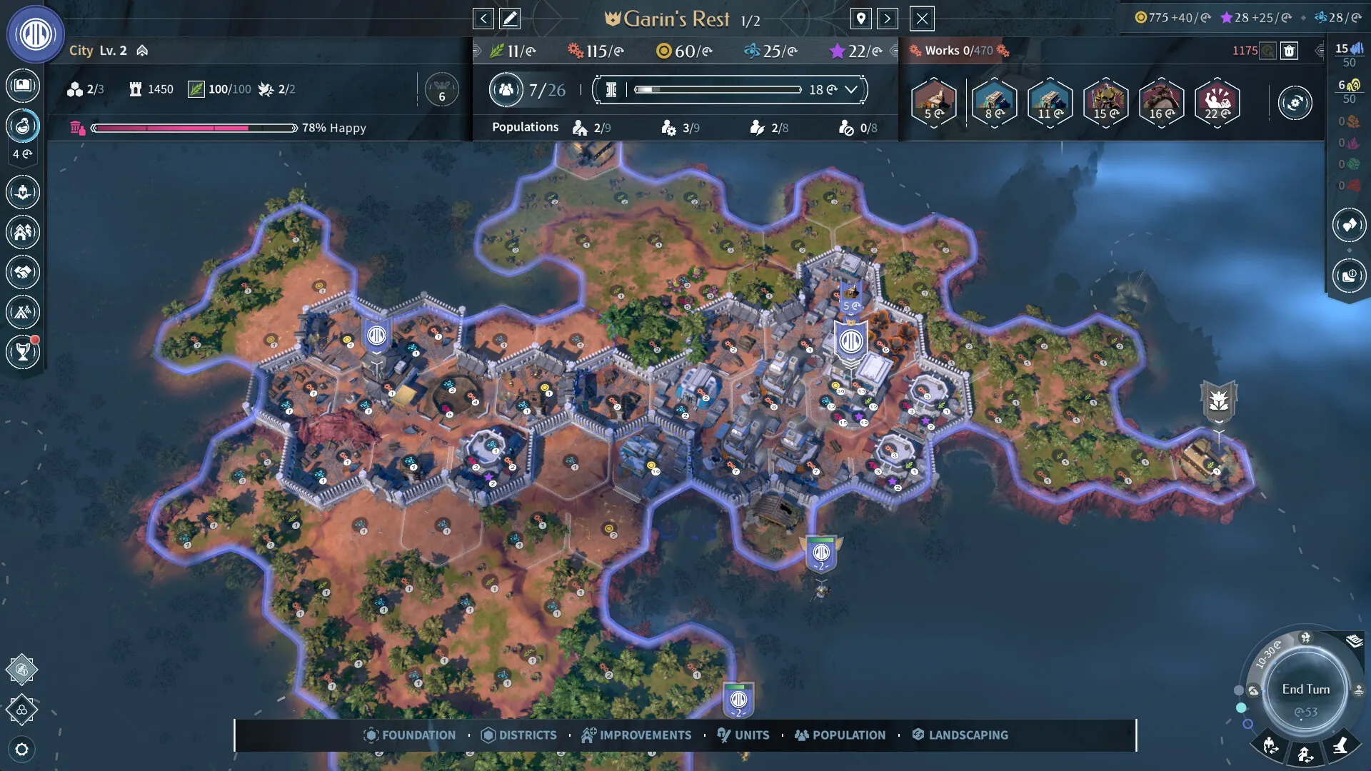 无尽帝国2 Endless Legend 2 v0.78.168377 中文免安装版：在潮起潮落的破碎星球上，谱写你的策略史诗