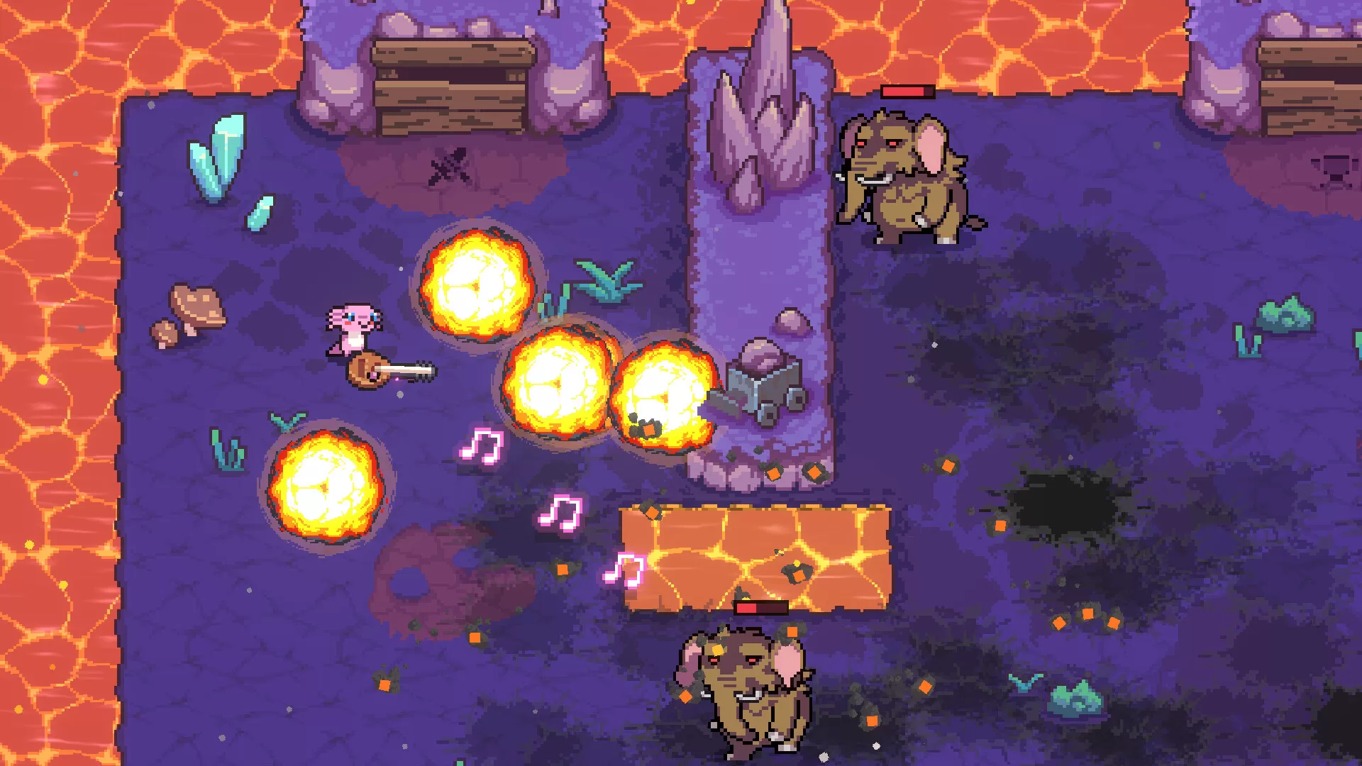 AK-xolotl v2.5.20225.50.13 完整版 & MOD菜单版下载 – 俯视角Roguelike射击神作！武装六角恐龙+营救幼崽+上帝模式，快节奏两栖冒险登陆安卓！