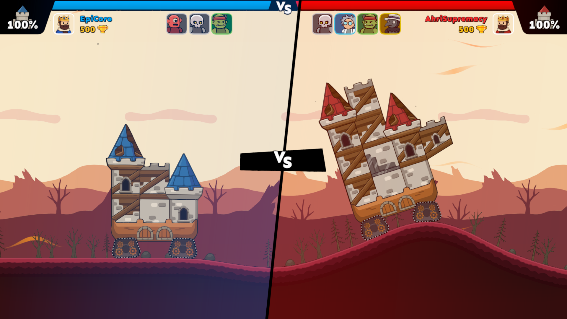 城堡毁灭者 v1.9.1 安卓版 下载：指尖上的1v1策略对决，摧毁城堡的快感盛宴