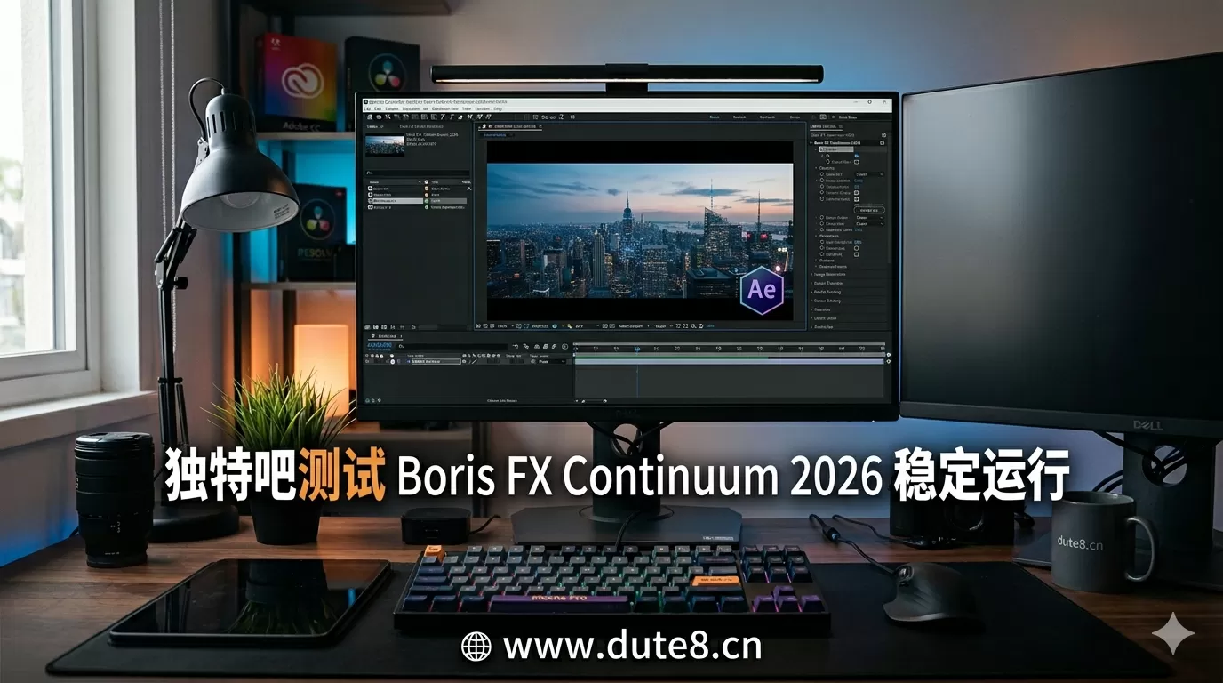 视觉特效插件终极套装 | Boris FX Continuum 2026 v19.1.0 直装破解版:重塑视频编辑与合成工作流