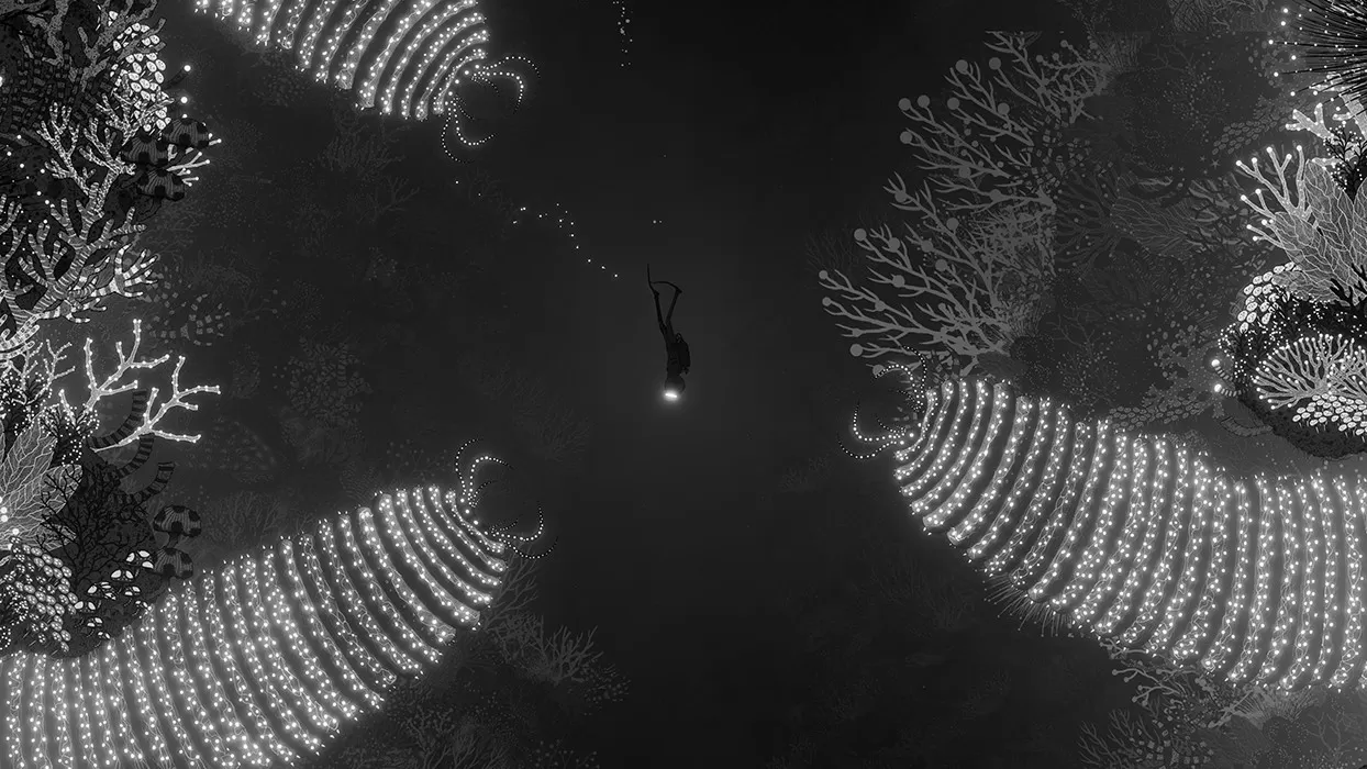 《黯海/SILT》v1.0.6 中文安卓版 APK 下载：黑白水墨风深海解谜神作，化身海洋生物探索深渊之谜！