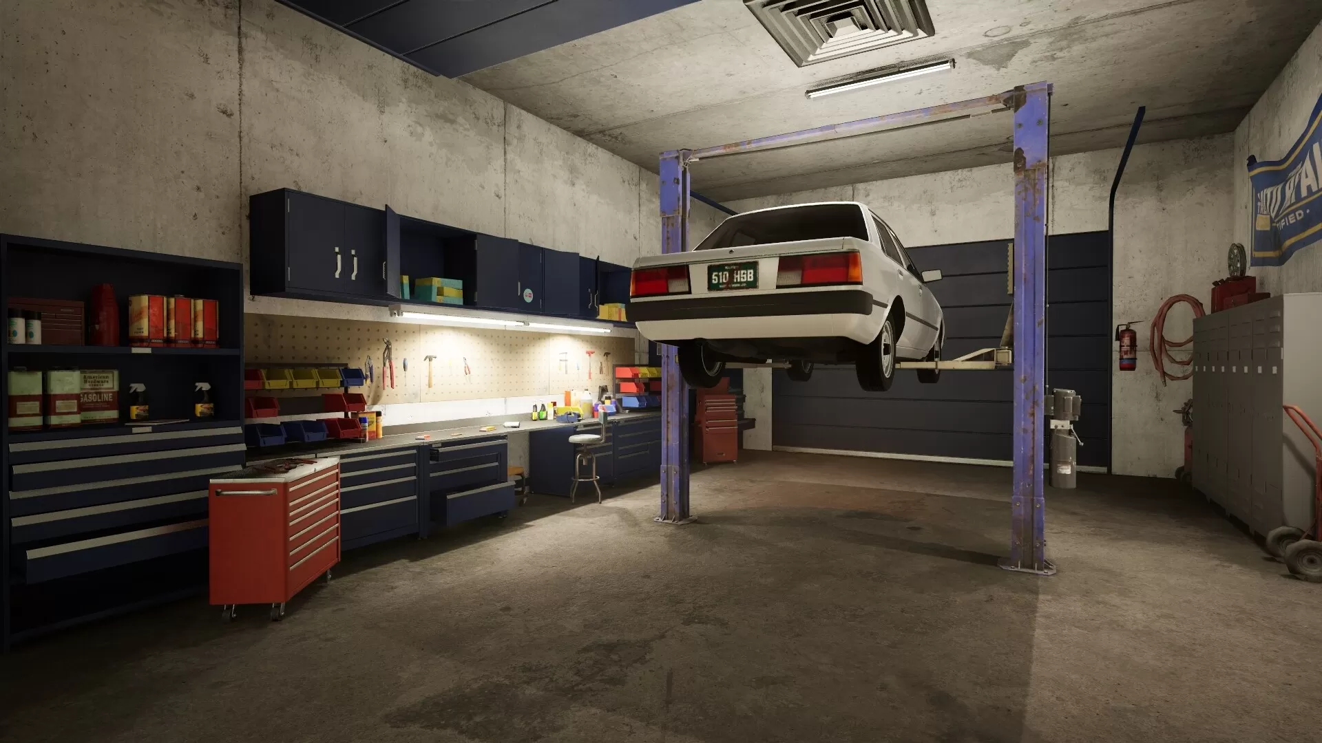 《汽车经销商模拟器/Car Dealer Simulator》免安装中文版——真实二手车交易+车辆检测维修+改装翻新+高价转卖全流程模拟，从车库小白到百万车商的创业经营神作，解压即玩支持简体中文！