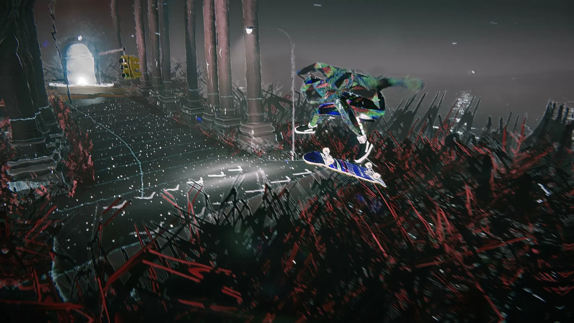 《滑板故事/Skate Story 》中文版——地狱滑板冒险×极致动作技巧×诗意叙事,化身滑手在灰烬世界中对抗恶魔完成救赎之旅! 《滑板故事/Skate Story 》中文版——地狱滑板冒险×极致动作技巧×诗意叙事,化身滑手在灰烬世界中对抗恶魔完成救赎之旅!