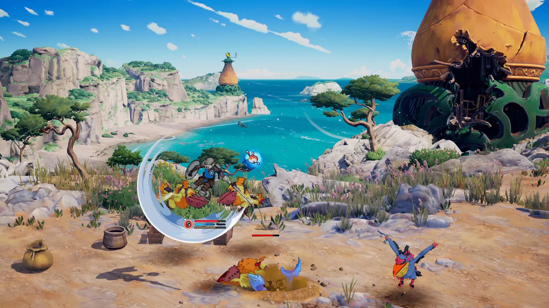 《钟楼/Towerborne》v1.0免安装中文版：化身英灵战士，守护数字之城，爽快横版ARPG大作来袭