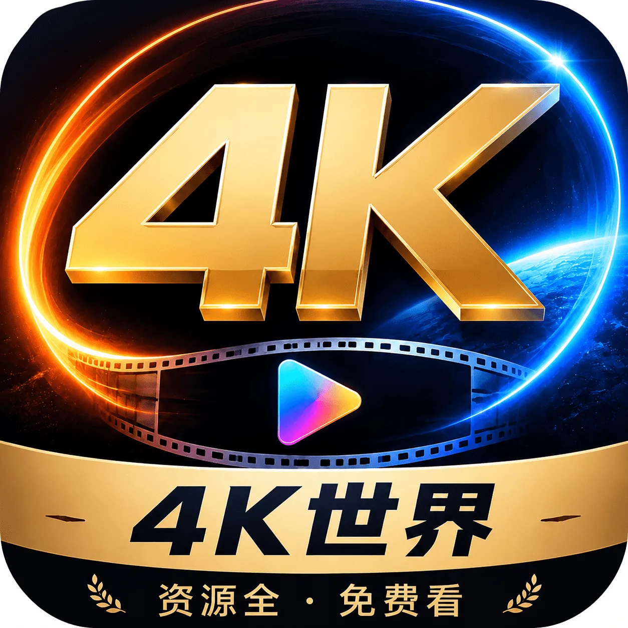 4K世界 v1.1.2 纯净版：全球影视免费看，4K超清无广告，追剧党的终极神器！