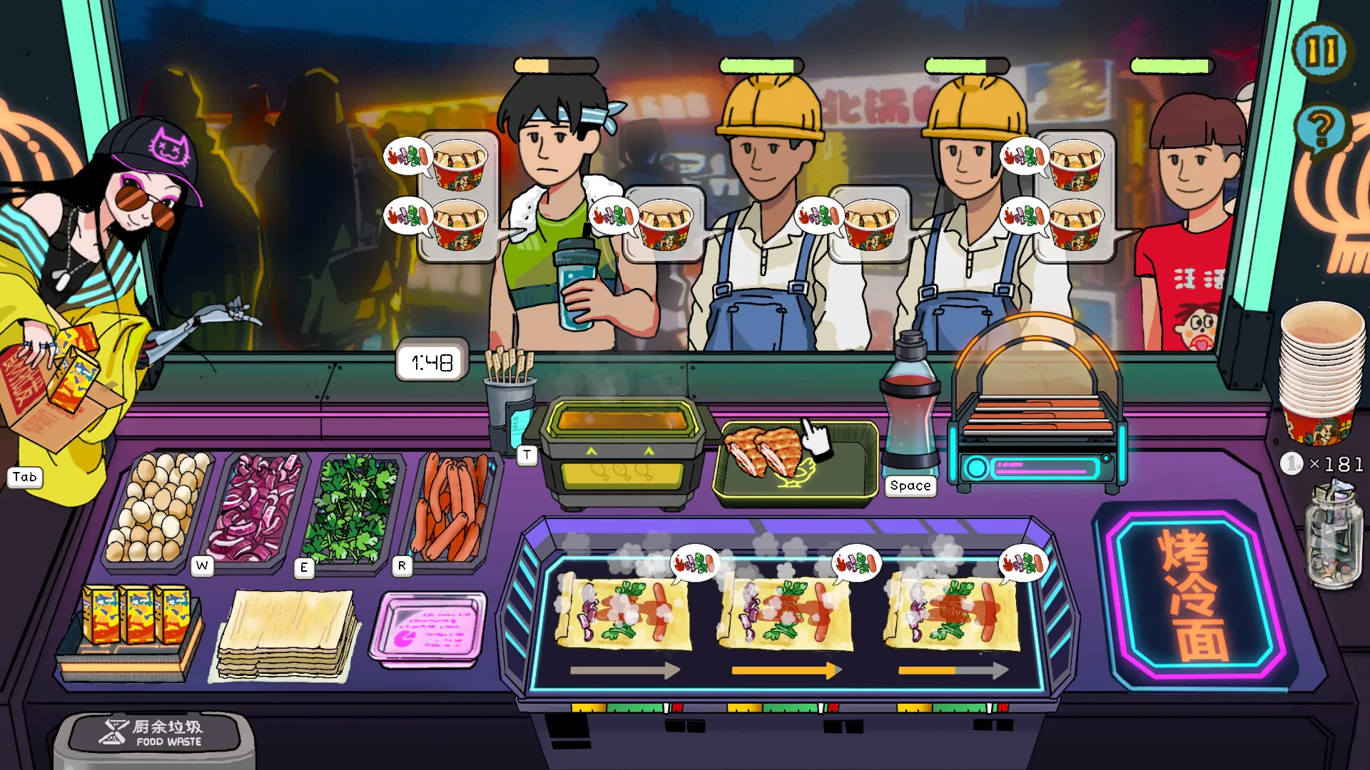 《国潮烤冷面传奇》Build.24733204 官方中文版：在铁板上滋滋作响的夜市人生