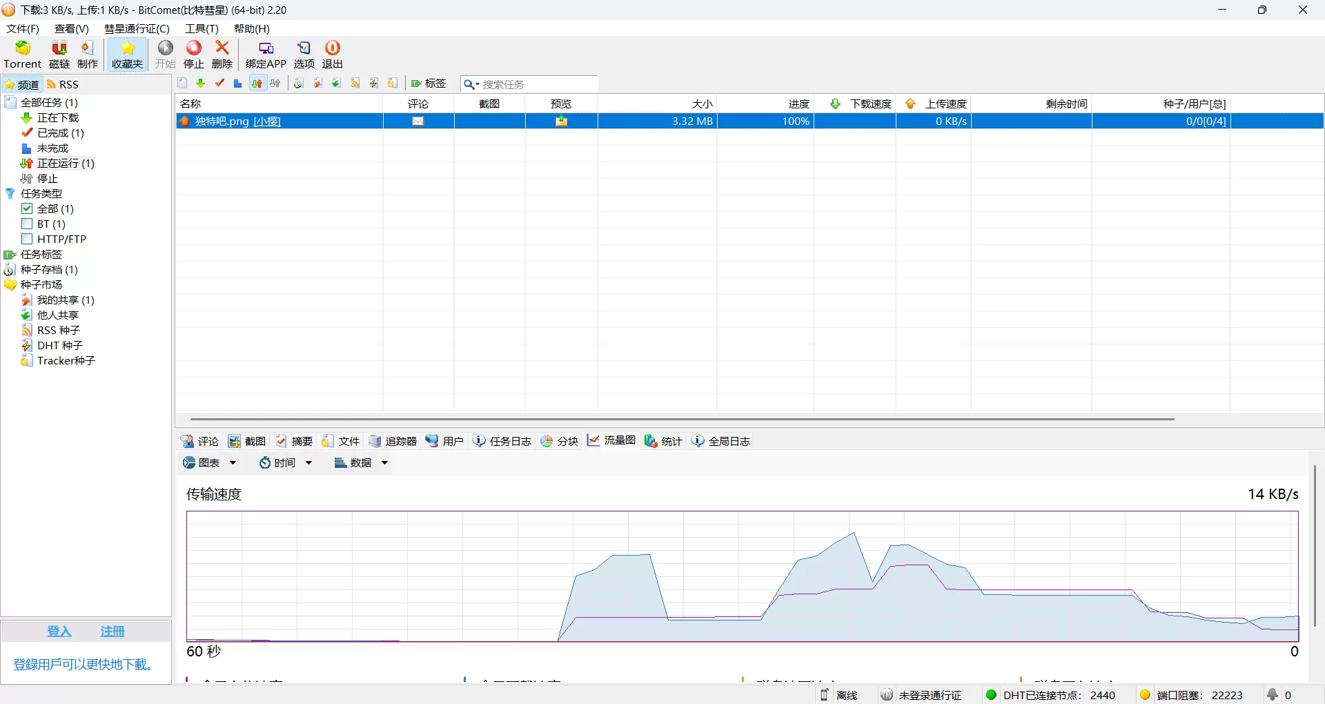 BitComet(比特彗星)v2.20 全功能解锁豪华安装版下载:支持BT/磁力/eD2k,长效种子加速,PT挂机神器! BitComet(比特彗星)v2.20 全功能解锁豪华安装版下载:支持BT/磁力/eD2k,长效种子加速,PT挂机神器!