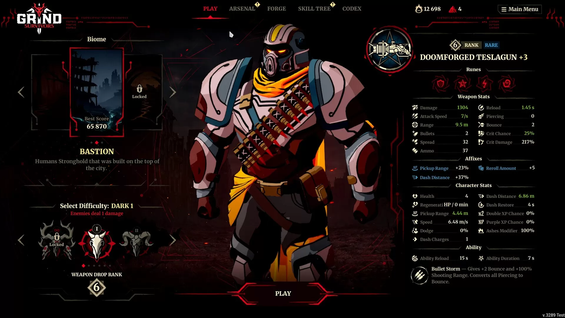 《无尽猎杀/Grind Survivors》中文免安装版：爽快感爆表的恶魔猎人肉鸽生存大作