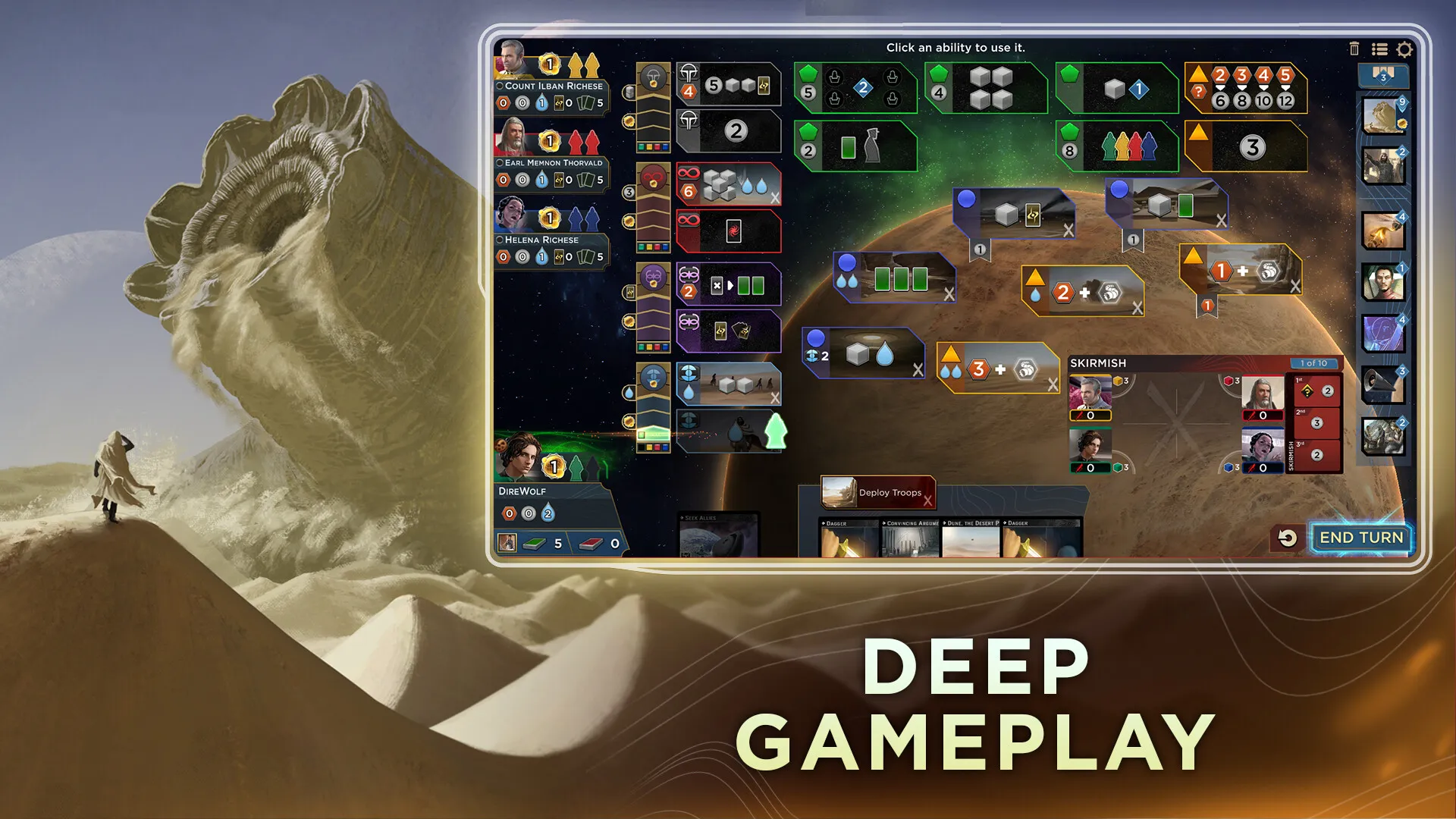 沙丘：帝国 v4.0.7.1724 完整版 —— Steam 95% 好评如潮！卡牌构筑×工人放置×派系博弈，移动端完美移植豆瓣9.3高分神作