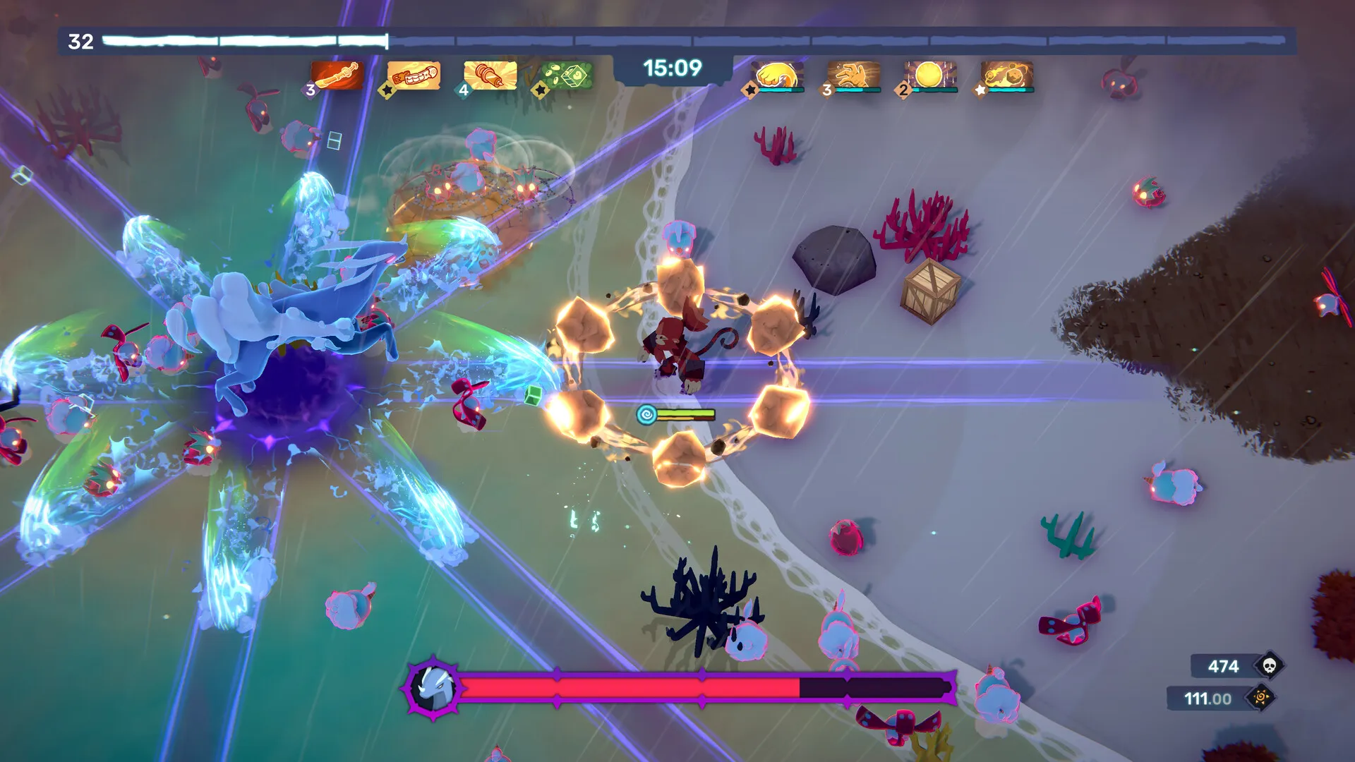 腾兽：蜂拥之群 (Temtem Swarm) 免安装中文版下载 - 末日弹幕生存与驯兽RPG大作