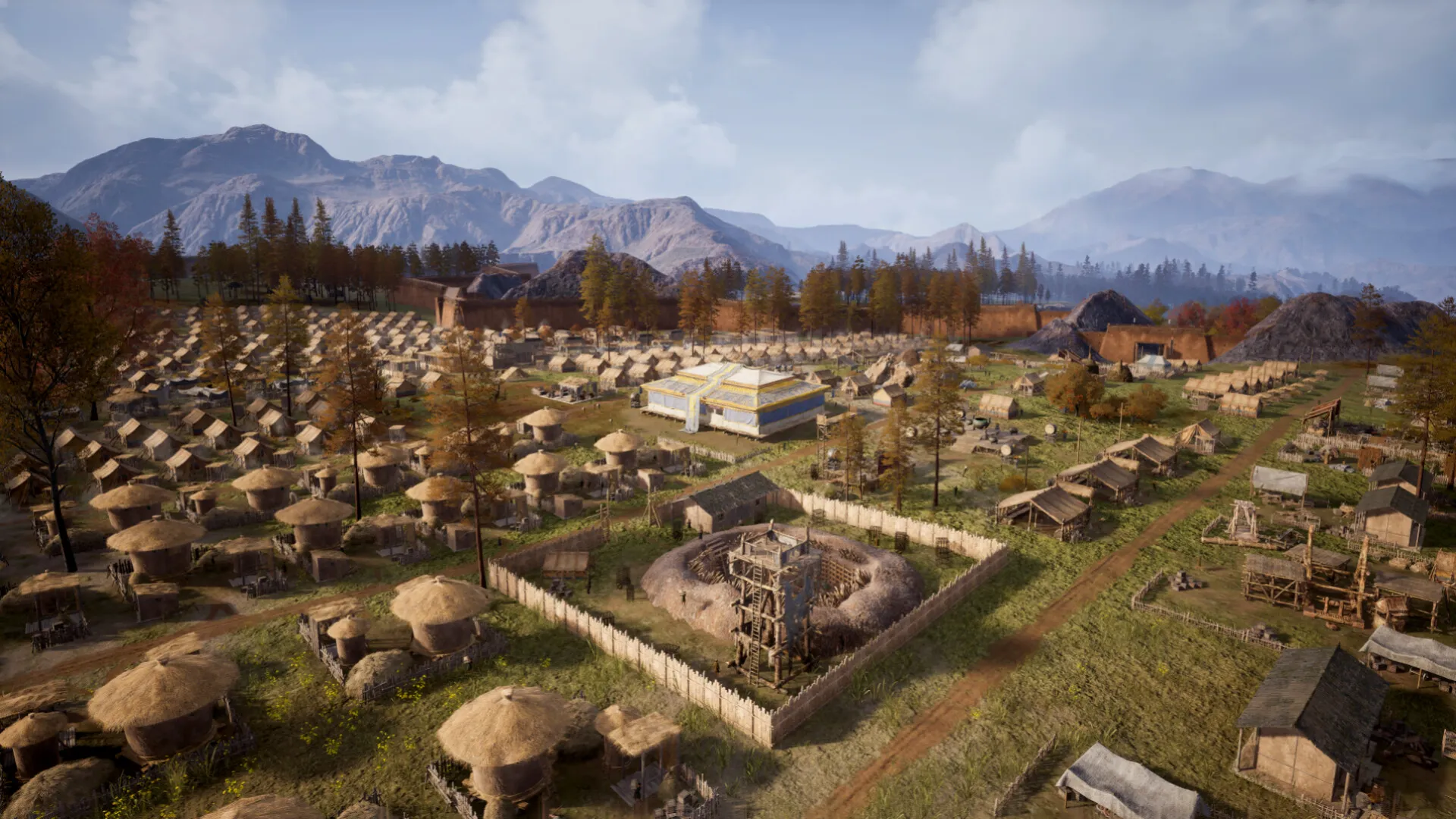 《烽沙》Build.24674062 中文免安装版：春秋战国背景的战争建造模拟，筑城称王！