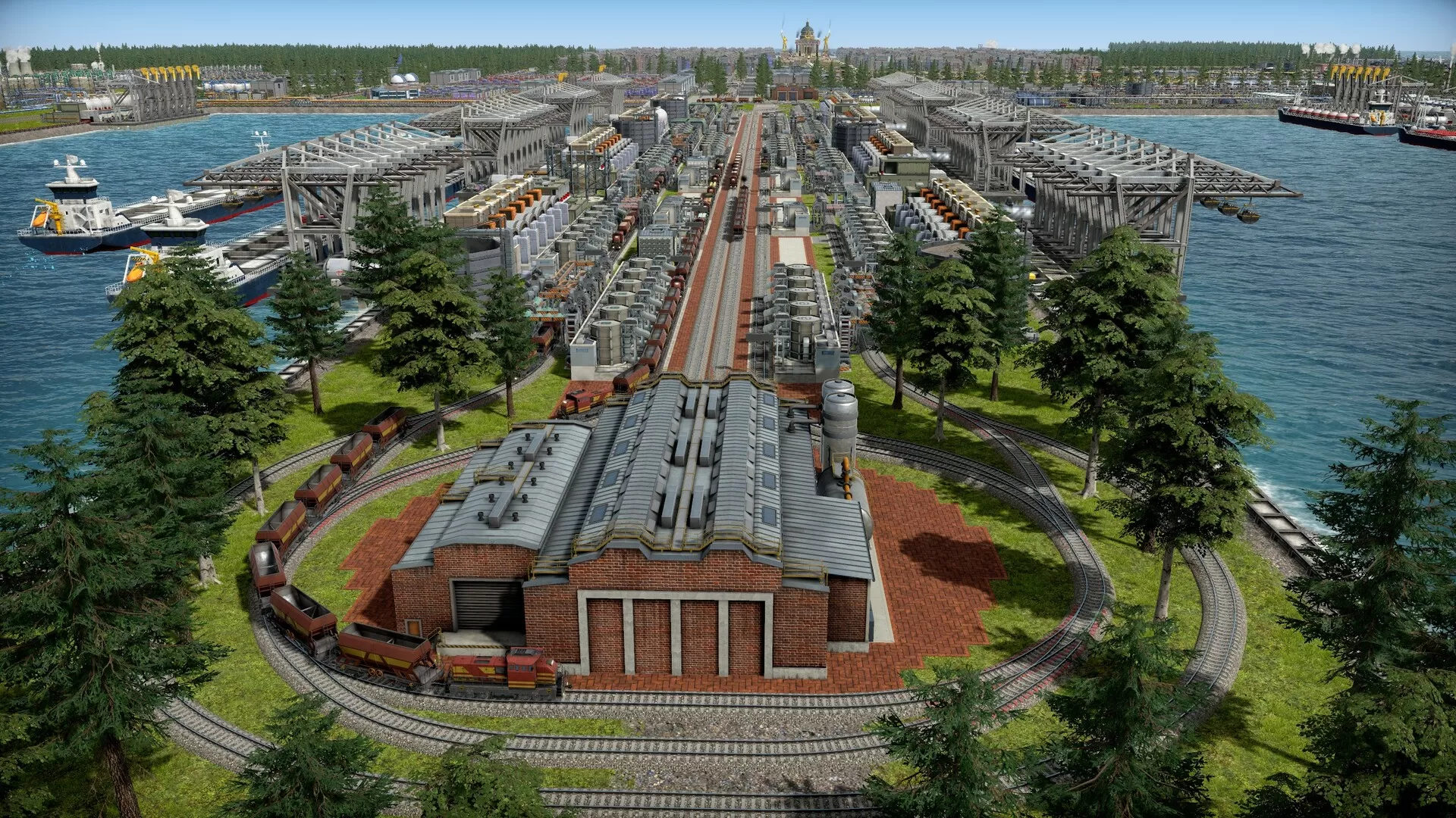 《工业巨头/Captain of Industry》中文版下载：免安装硬核模拟经营，从荒岛拓荒到全球贸易霸主的崛起之路